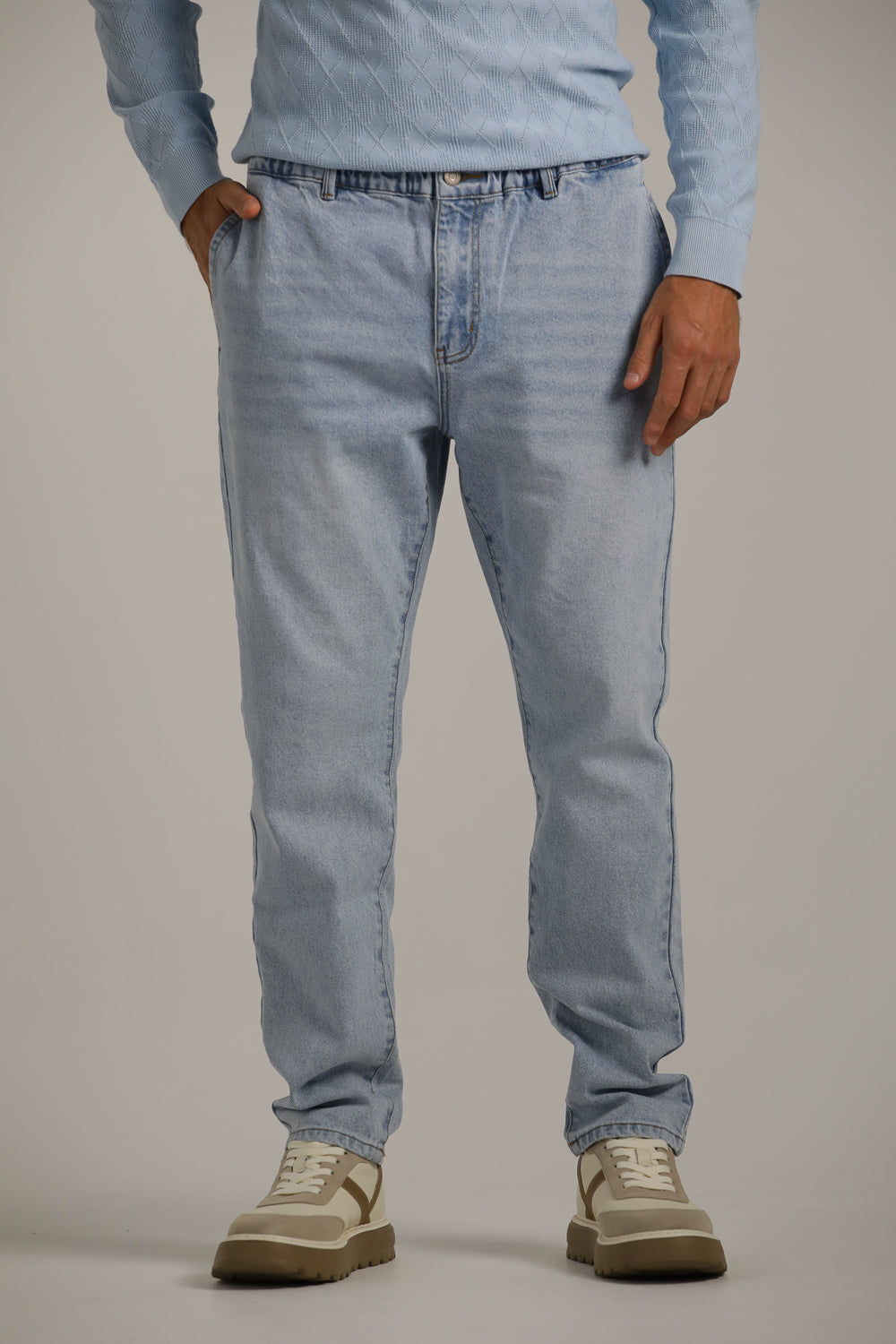 Washed Slim-Fit Jeans