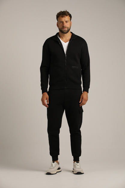 Stand Collar Sweatshirt