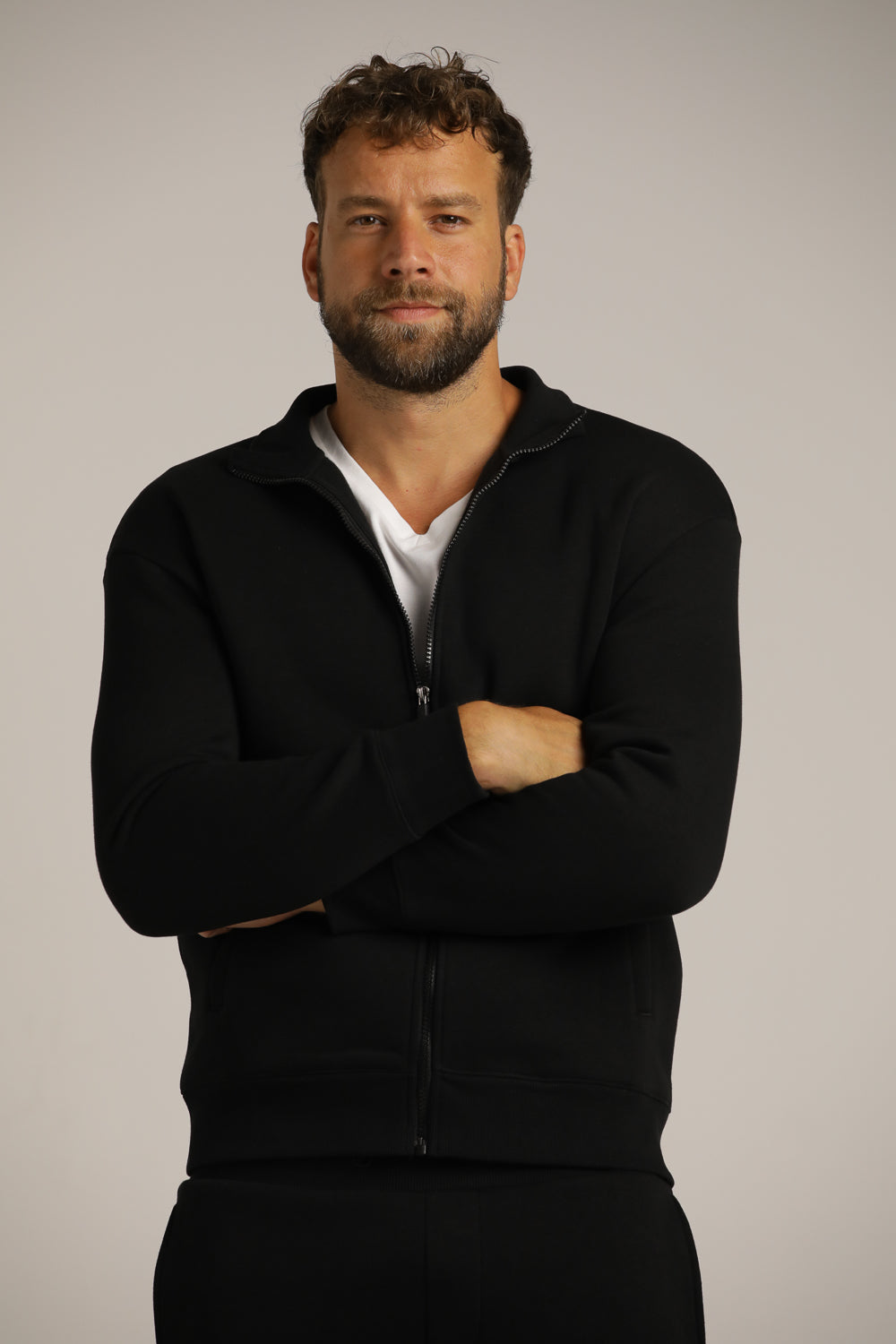 Stand Collar Sweatshirt