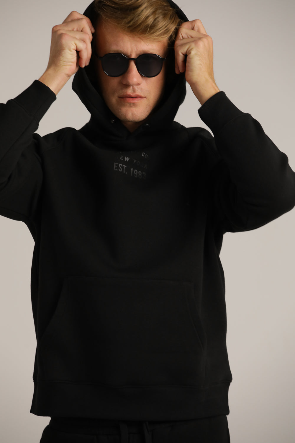Raglan Hooded Sweatshirt