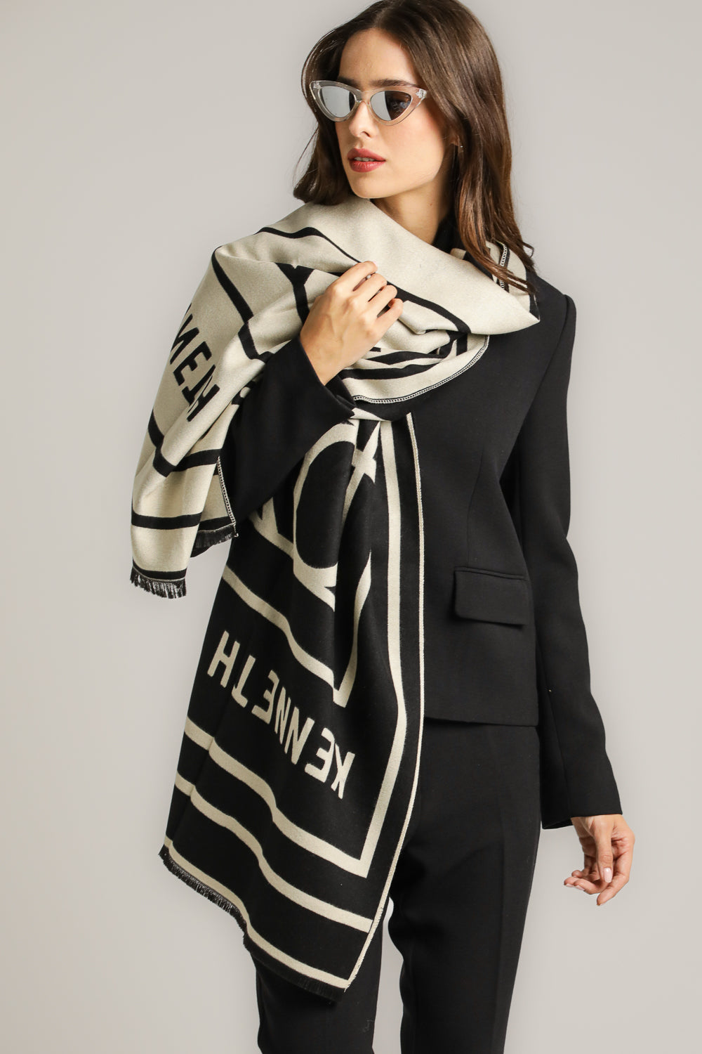 Scarf – Viscose-Polyester Blend