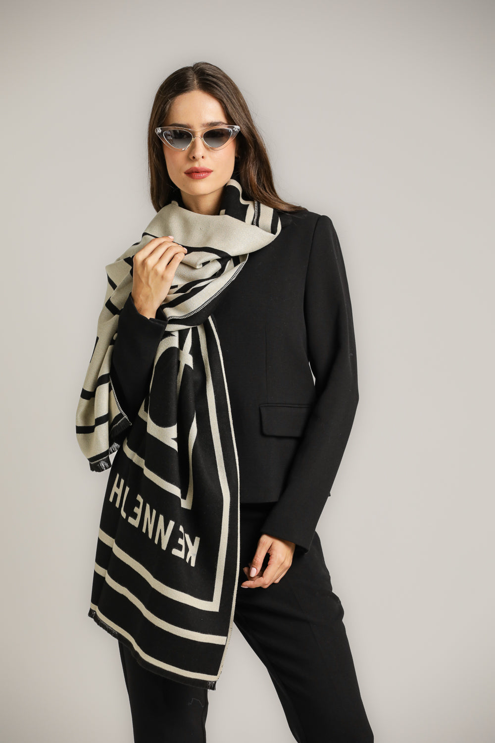 Scarf – Viscose-Polyester Blend