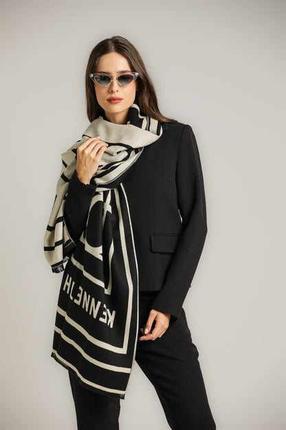 Scarf – Viscose-Polyester Blend