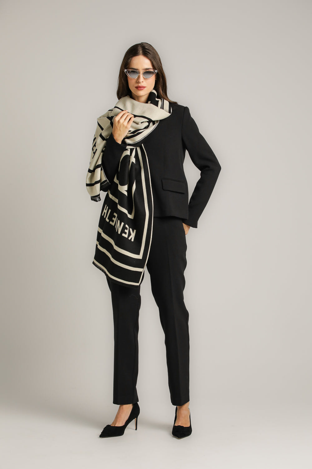 Scarf – Viscose-Polyester Blend