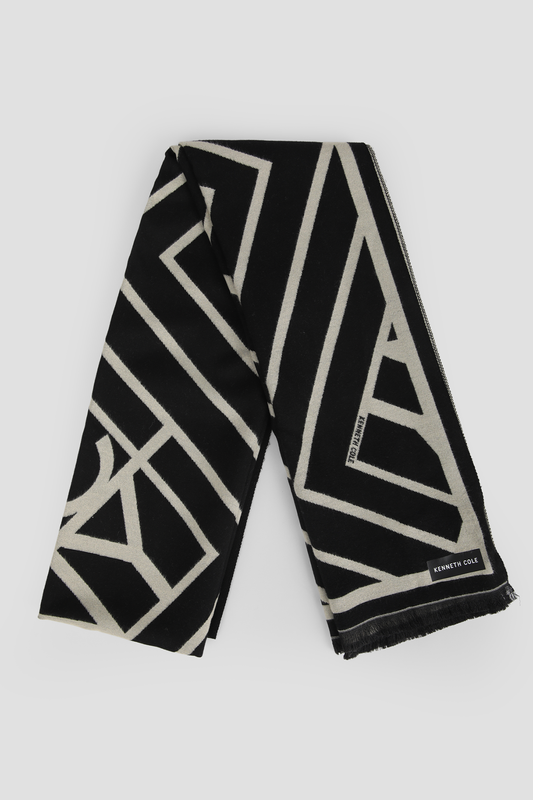 Graphic Jacquard Scarf