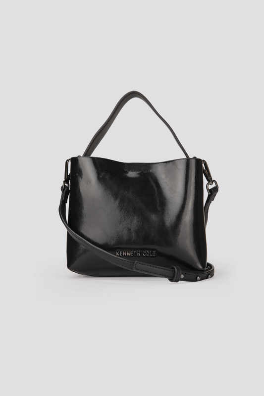 Glossy Top Handle Bag