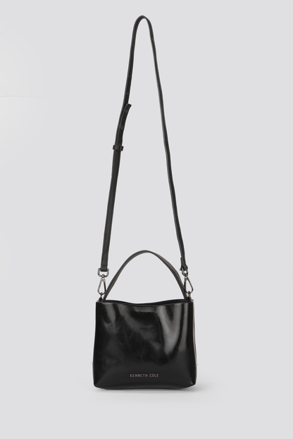 Glossy Top Handle Bag