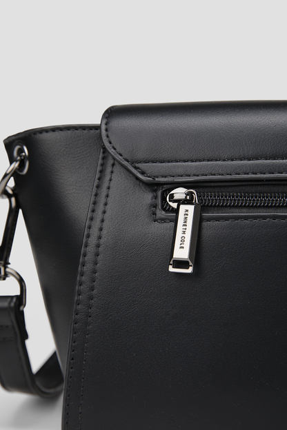 Faux Leather Shoulder Bag