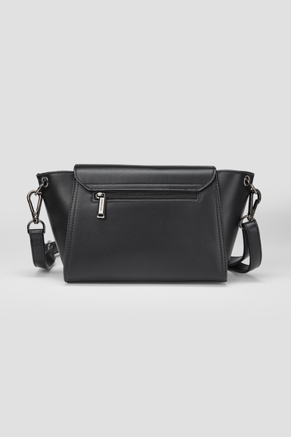 Faux Leather Shoulder Bag