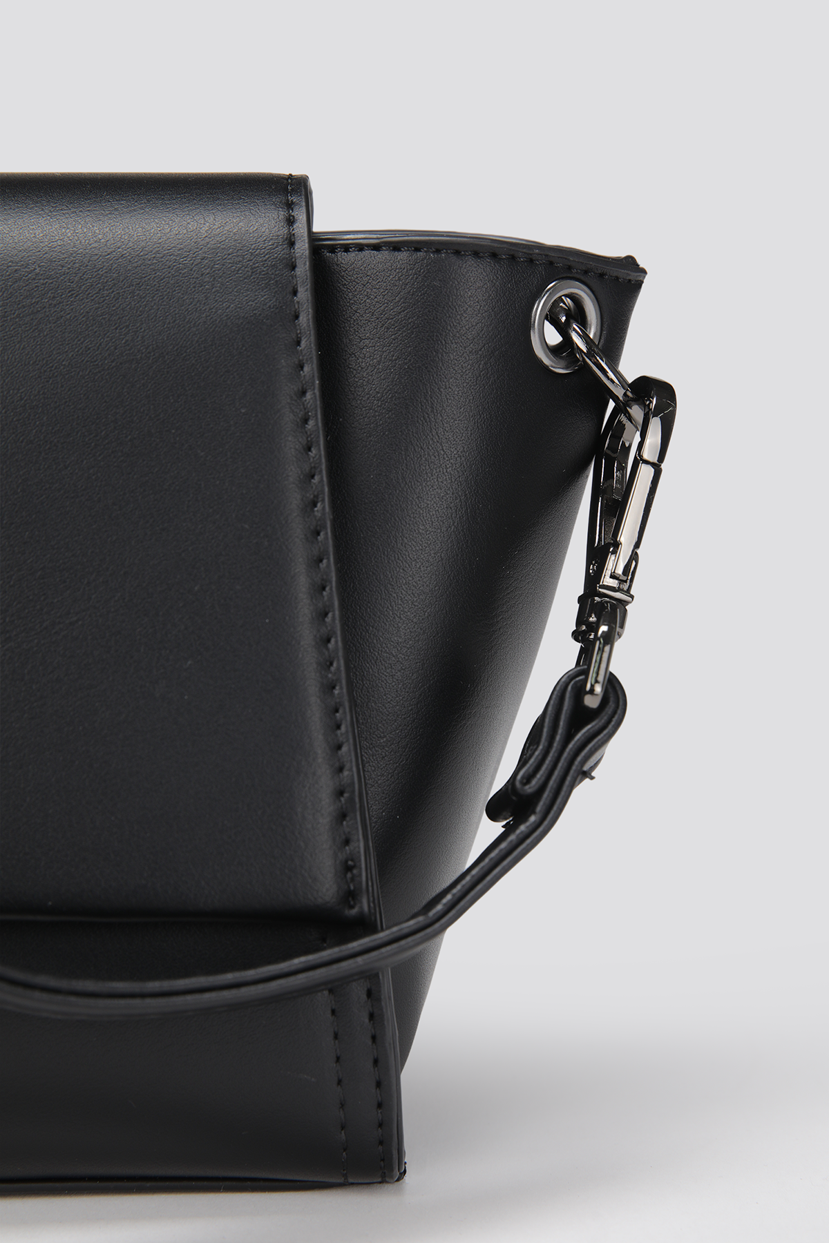 Faux Leather Shoulder Bag