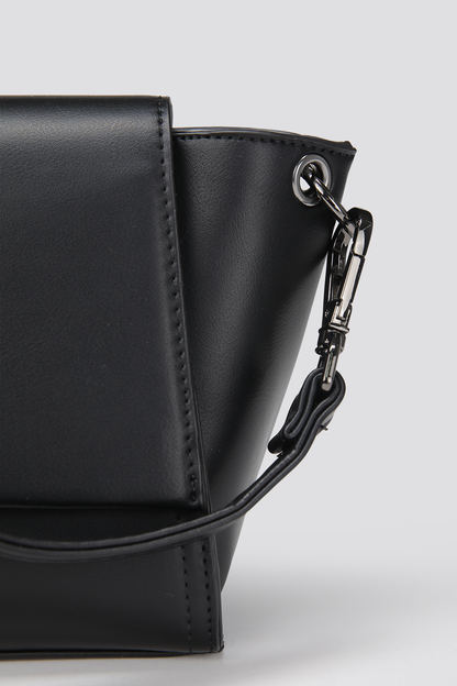 Faux Leather Shoulder Bag