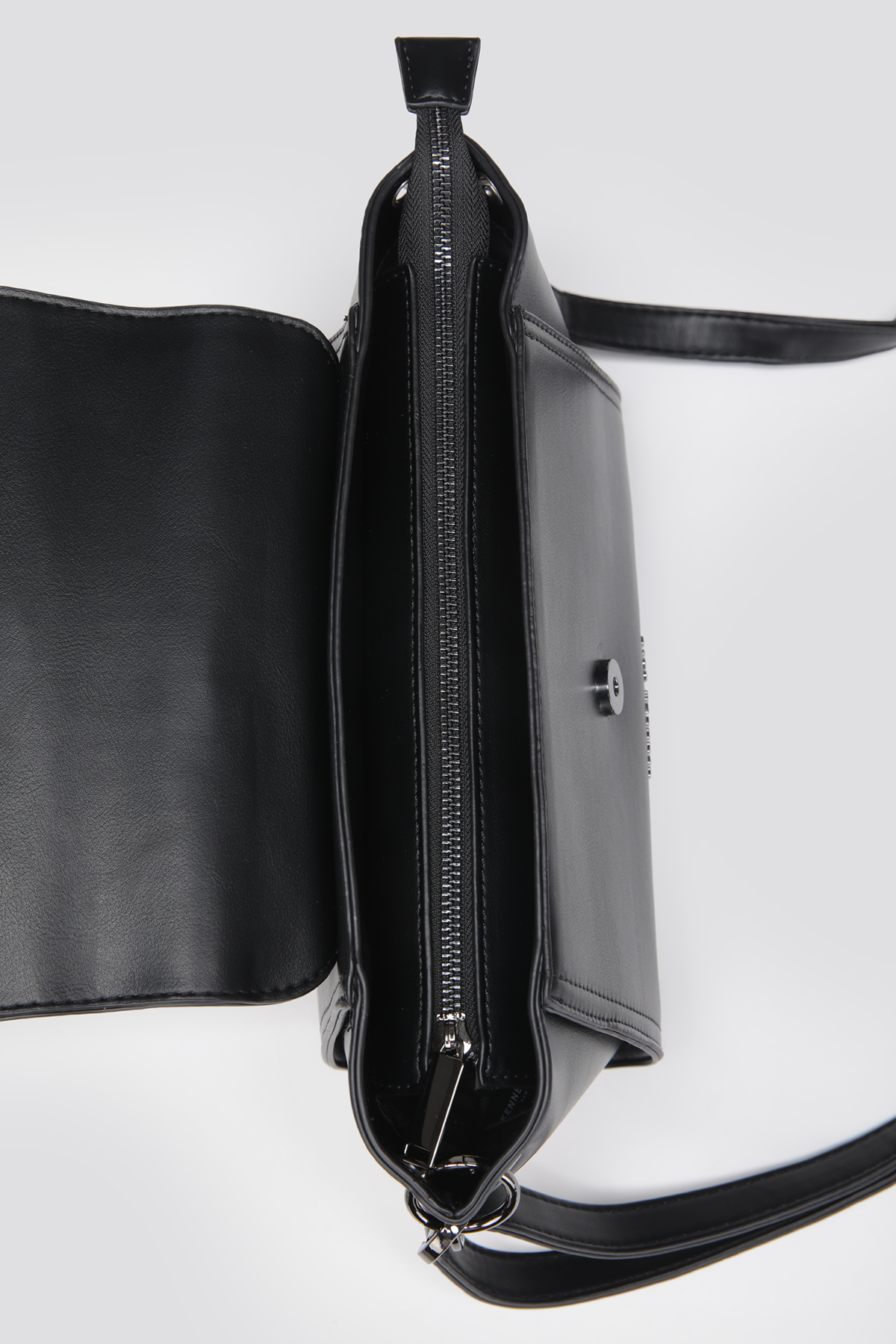 Faux Leather Shoulder Bag