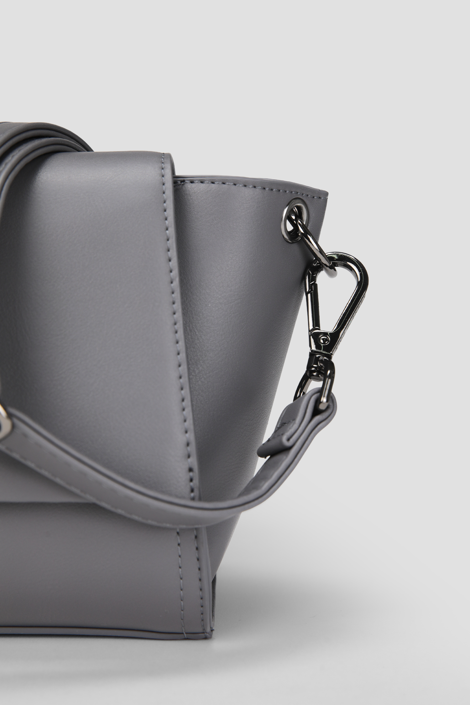 Faux Leather Shoulder Bag