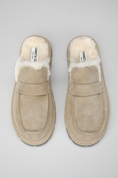 Suede Leather Mules