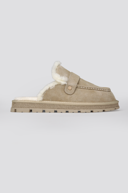 Suede Leather Mules