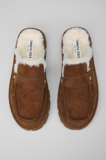 Suede Leather Mules