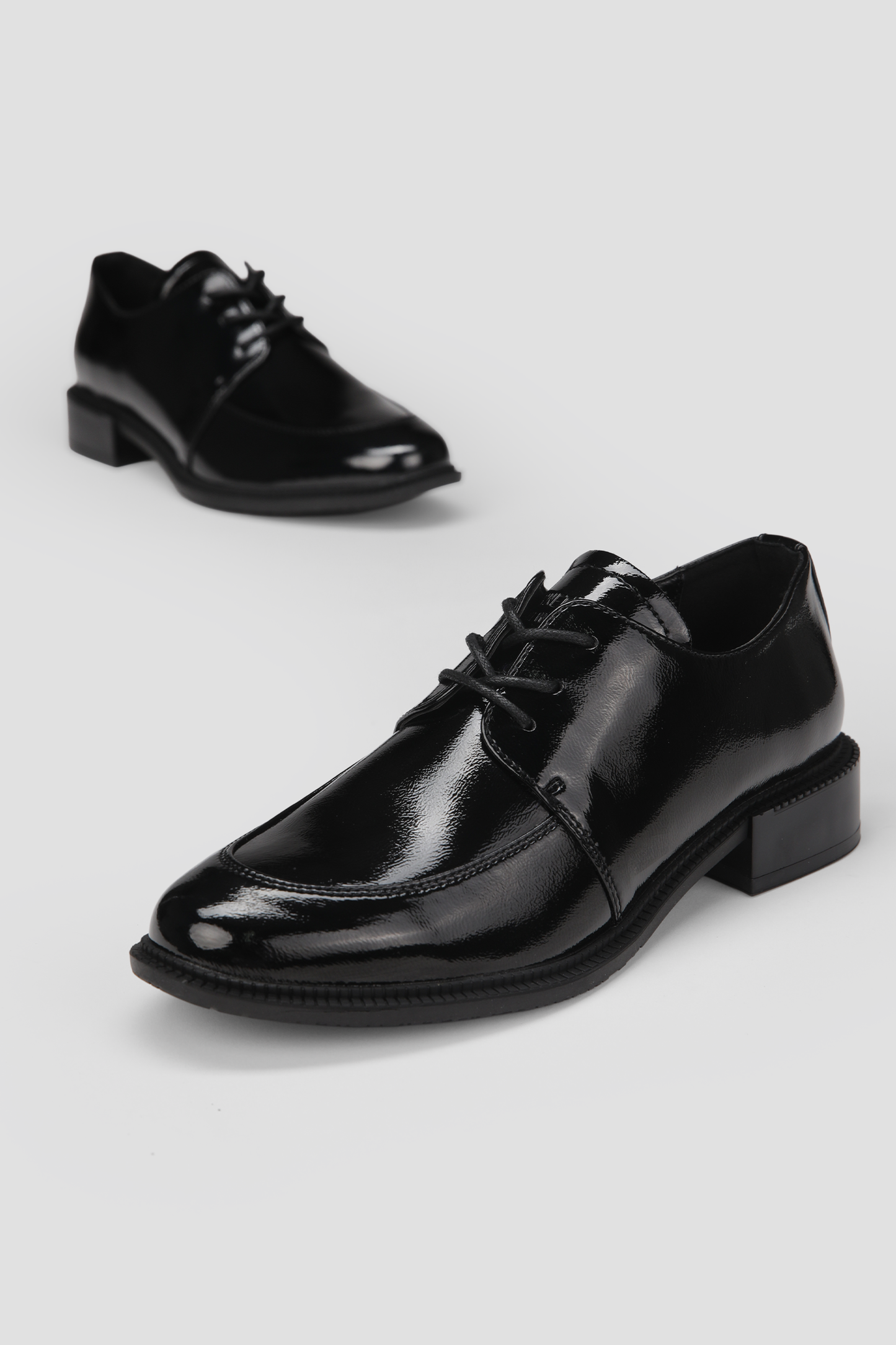 Patent Lace Up Shoes