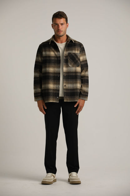 Plaid Flannel Overshirt