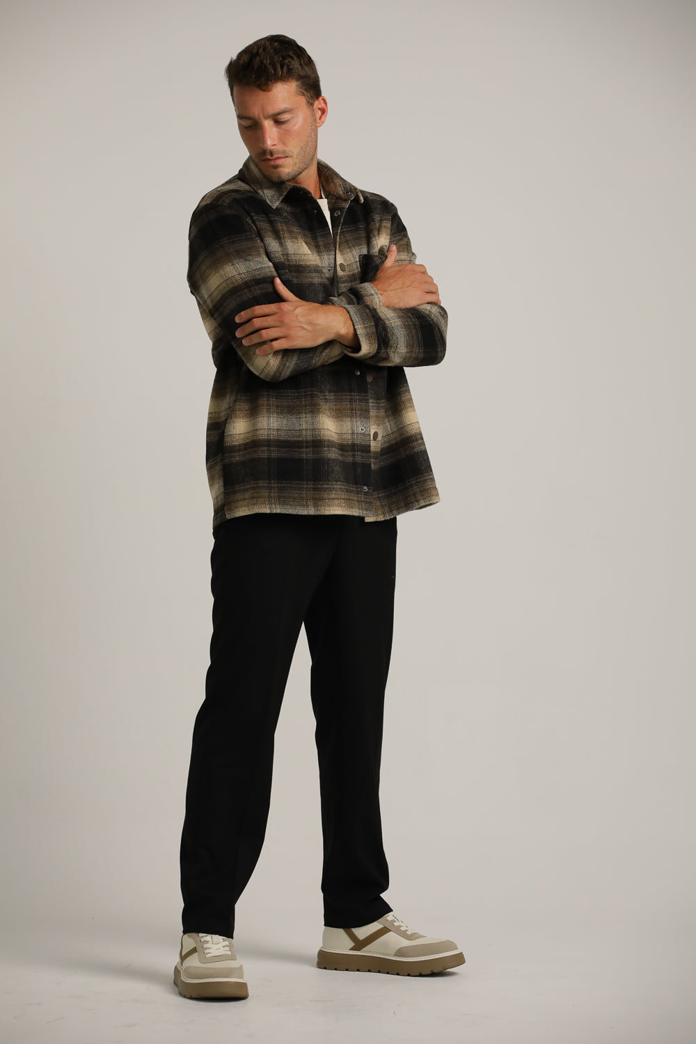 Plaid Flannel Overshirt