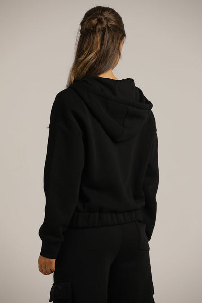 Cropped Hooded Jacket