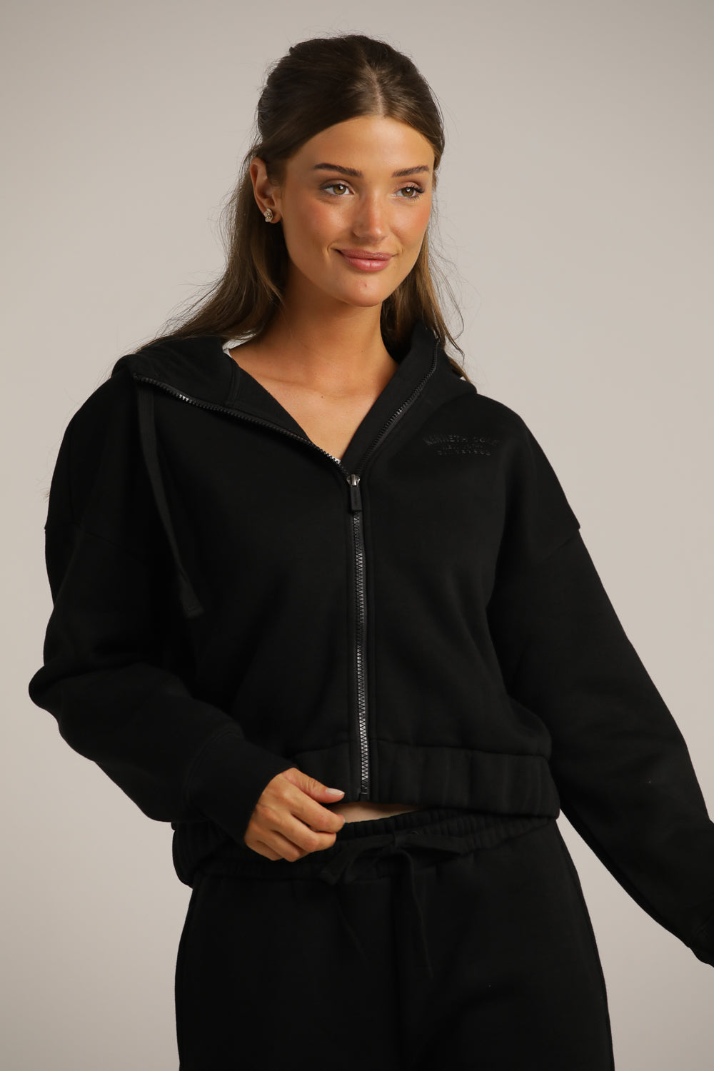 Cropped Hooded Jacket