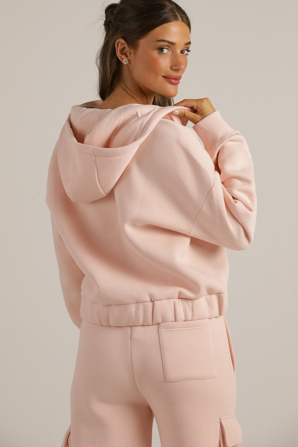 Cropped Hooded Jacket