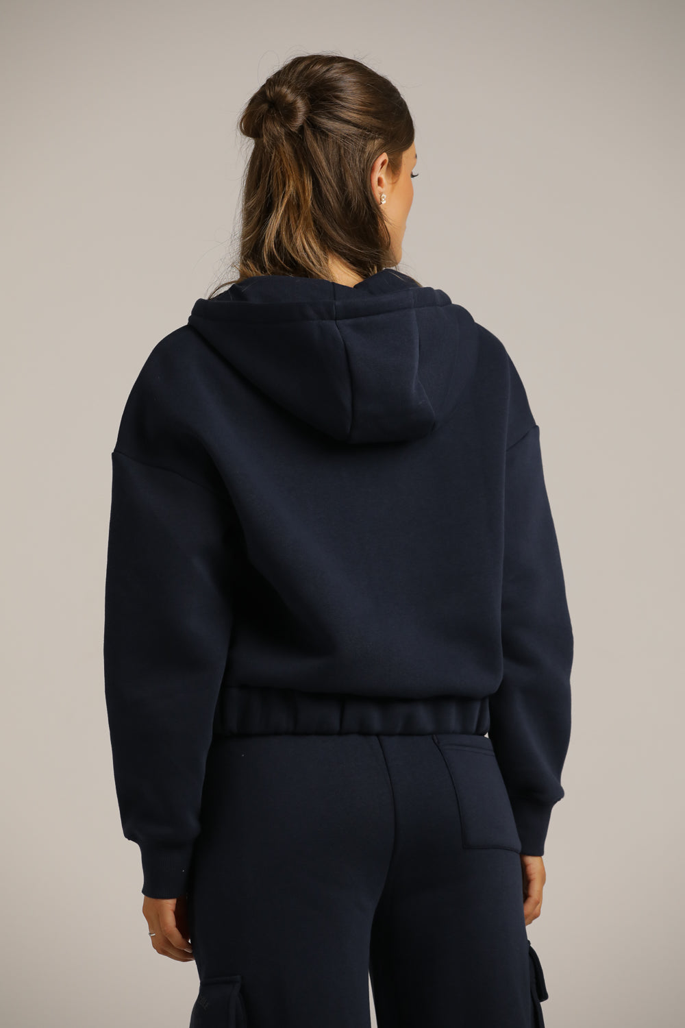 Cropped Hooded Jacket