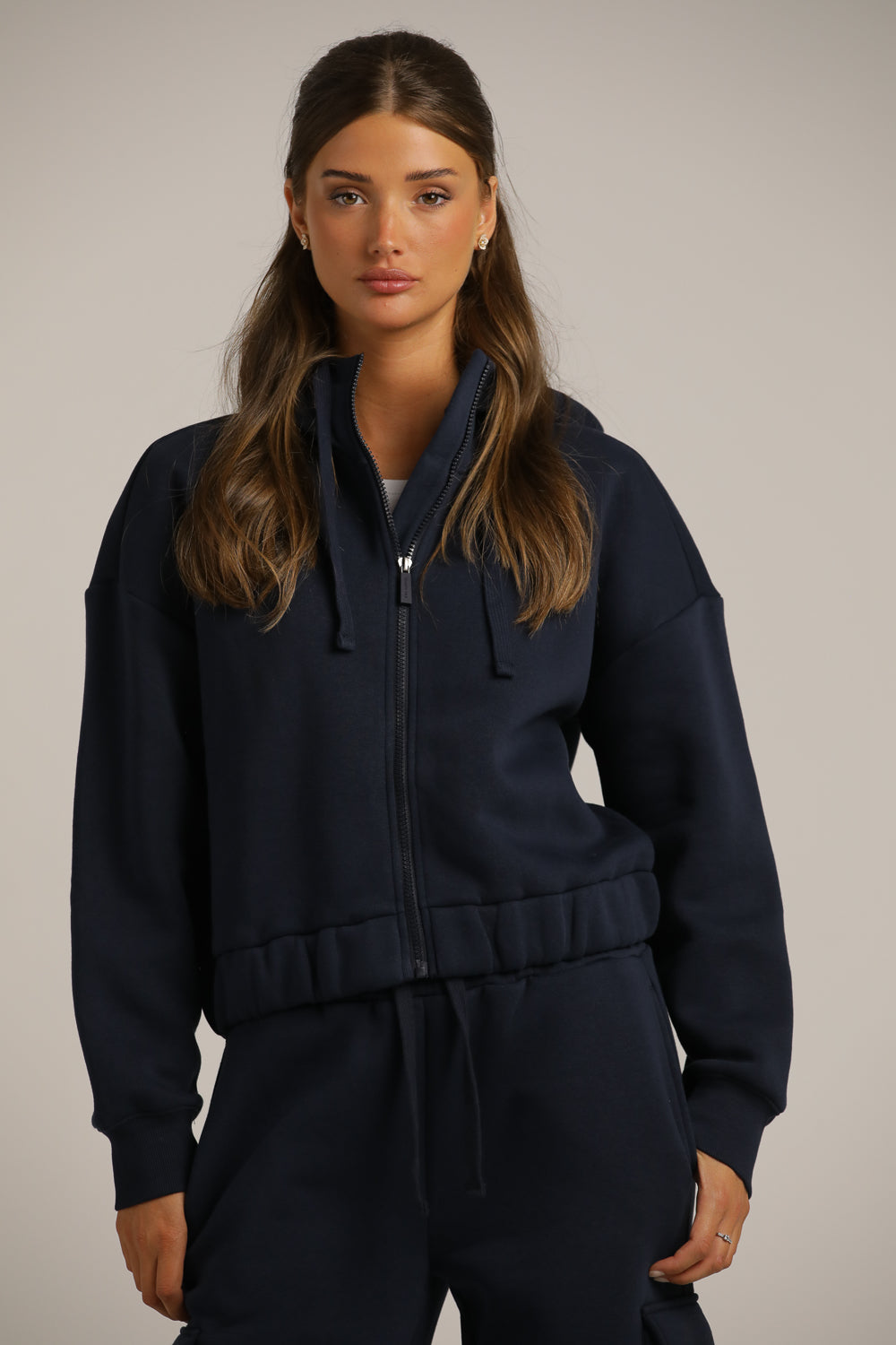Cropped Hooded Jacket