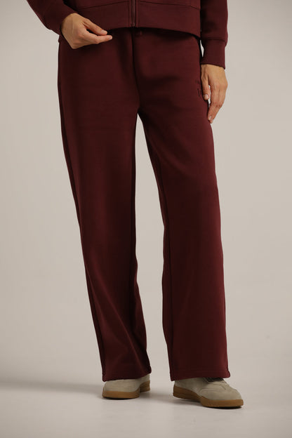 Straight-leg sweatpants
