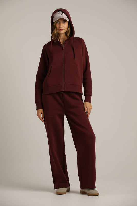 Straight-leg sweatpants