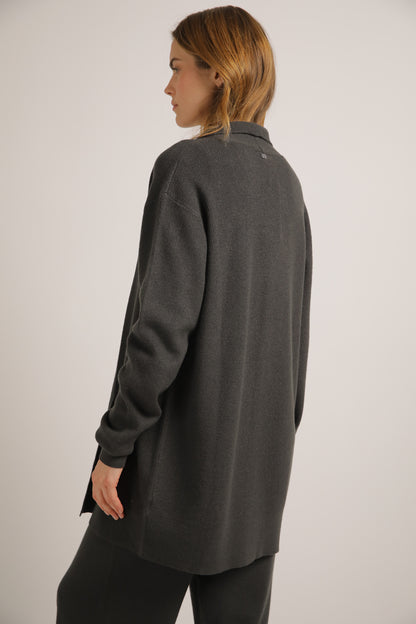 Knitted Long Cardigan