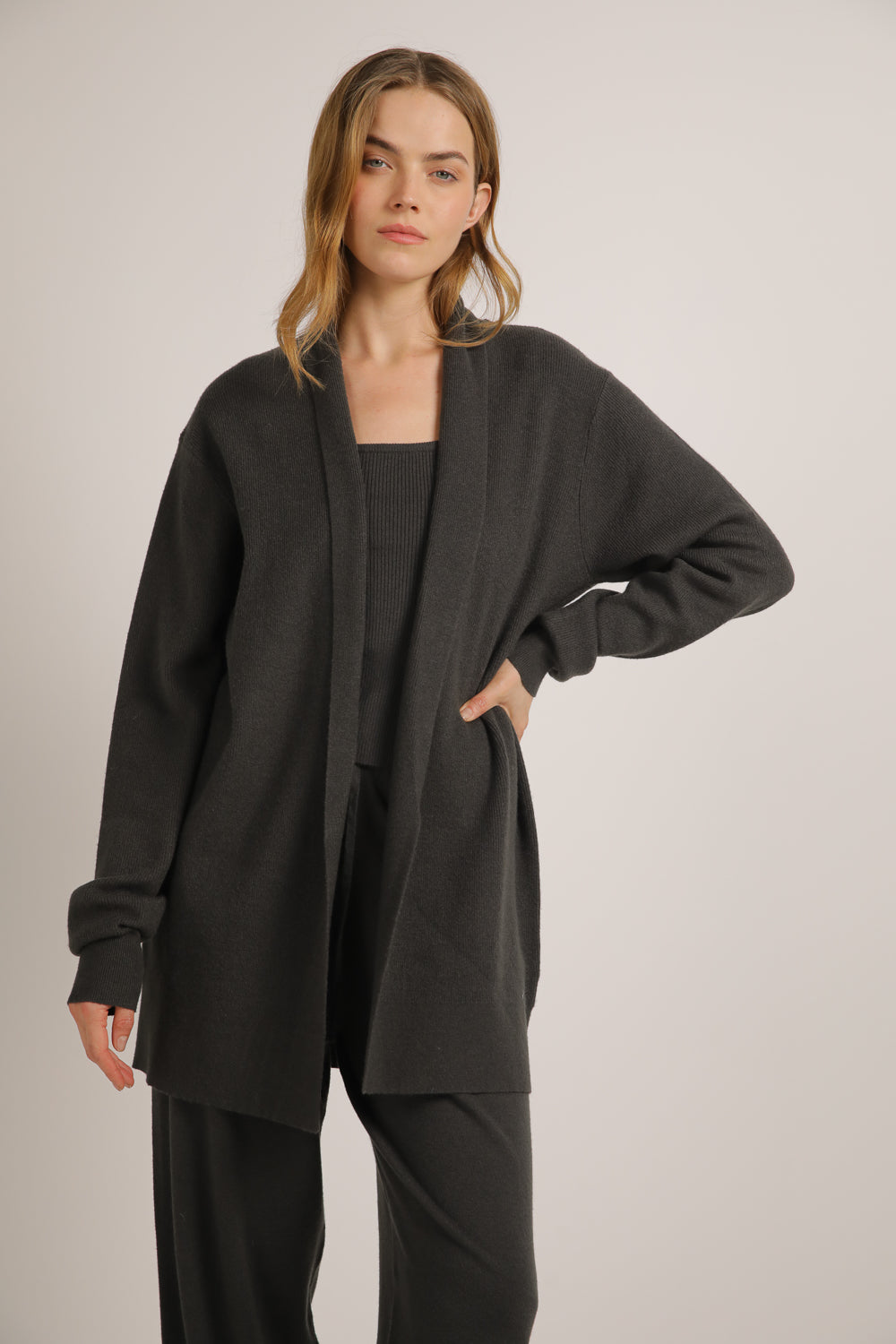 Knitted Long Cardigan