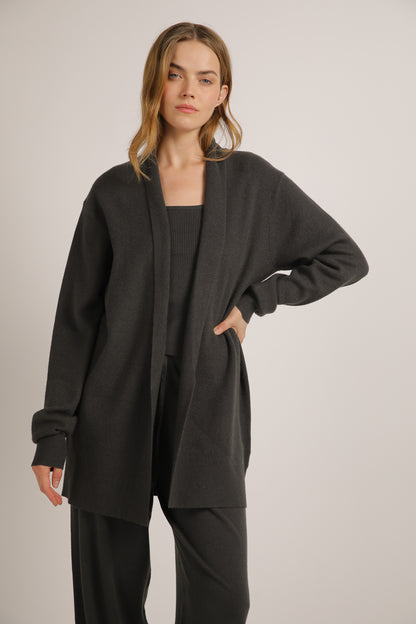 Knitted Long Cardigan