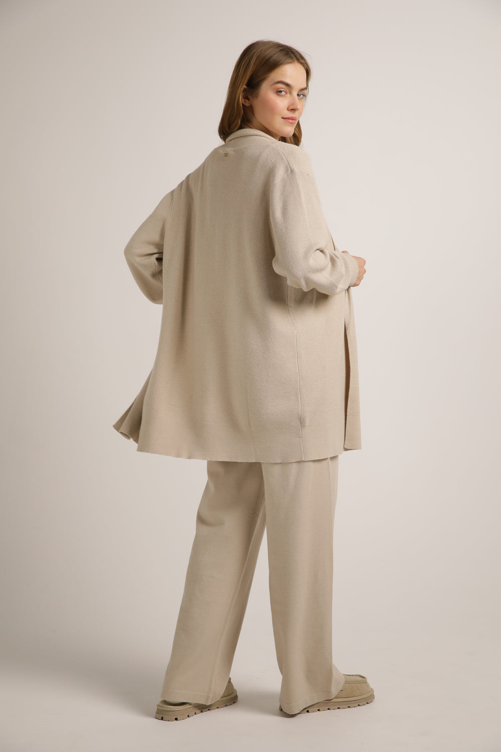 Knitted Long Cardigan