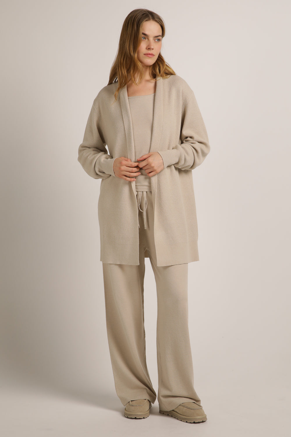 Knitted Long Cardigan