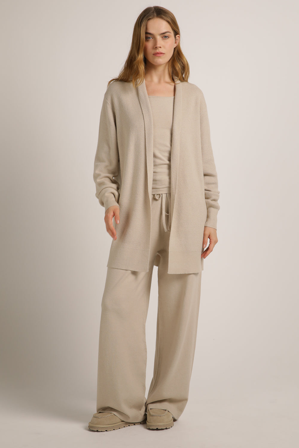 Knitted Long Cardigan