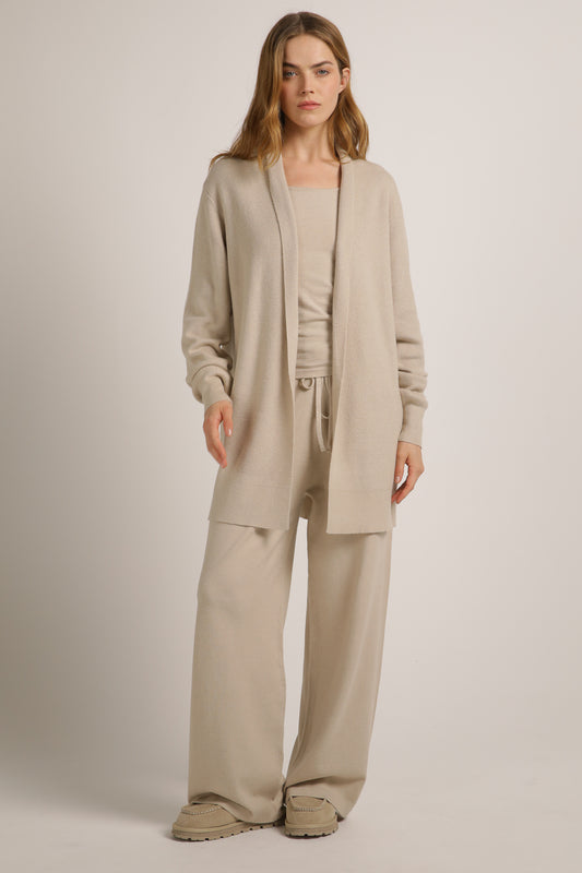 Knitted Long Cardigan