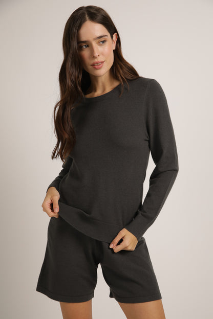 Knitted Long Sleeve Sweater