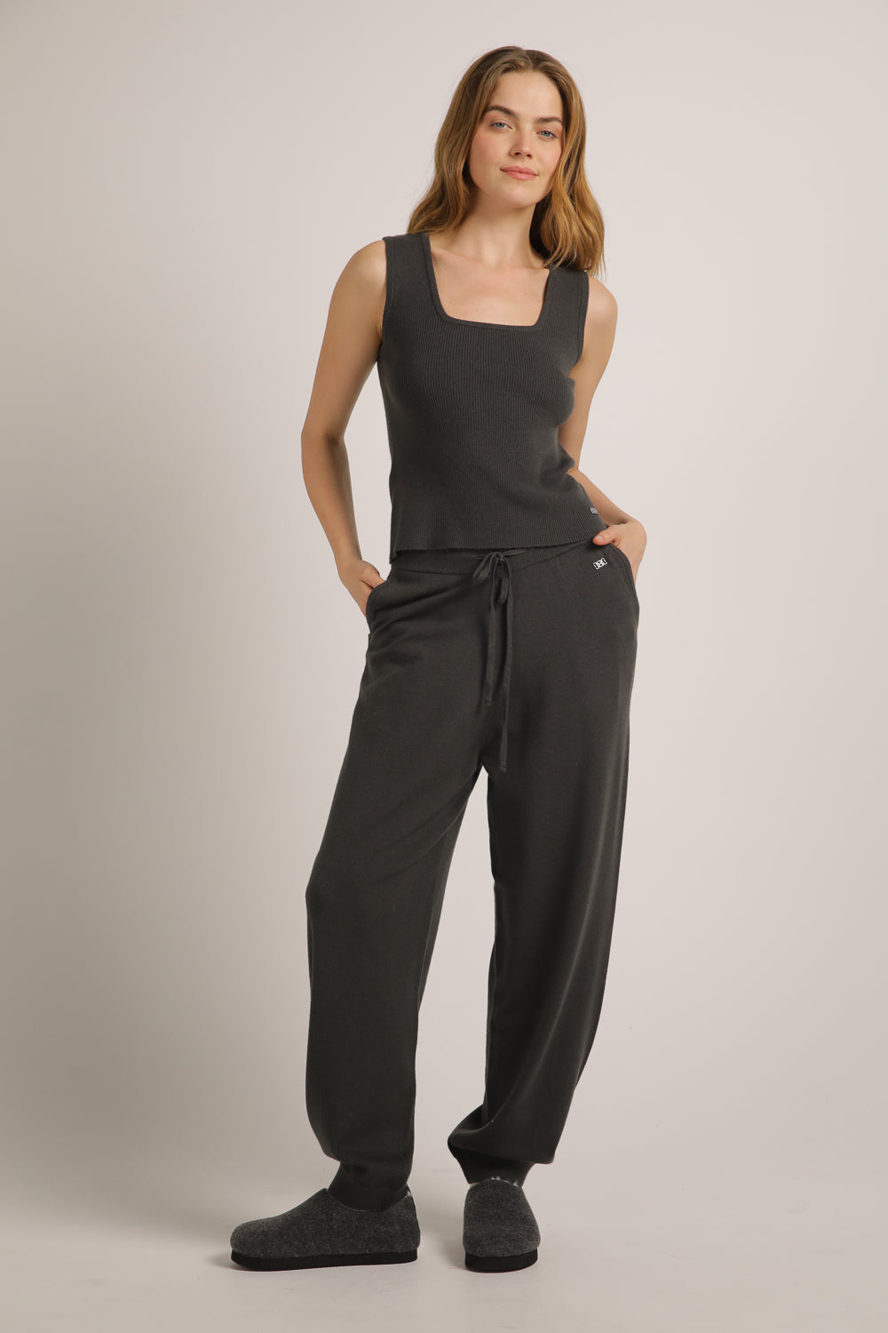 Knitted Cuffed Pants
