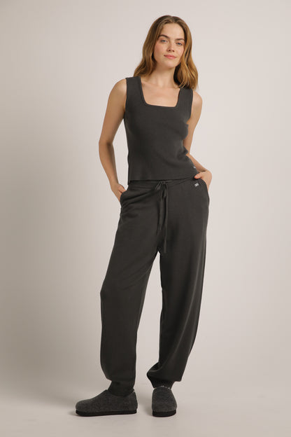 Knitted Cuffed Pants