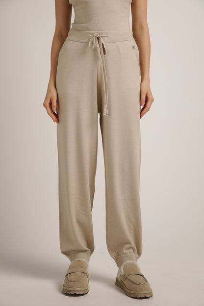 Knitted Cuffed Pants