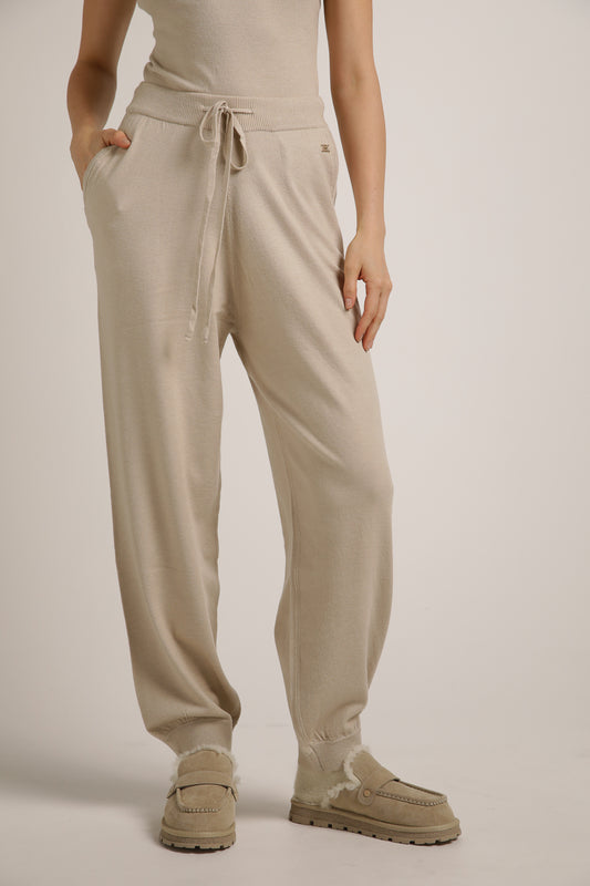 Knitted Cuffed Pants