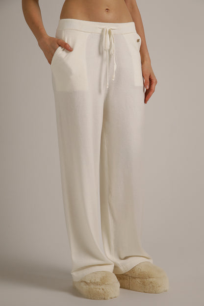 Knitted Wide Leg Pants
