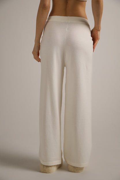 Knitted Wide Leg Pants
