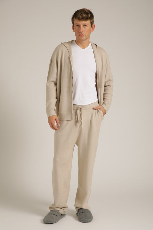 Knitted Rib Cuffed Pants
