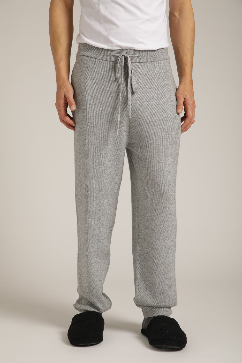 Knitted Rib Cuffed Pants