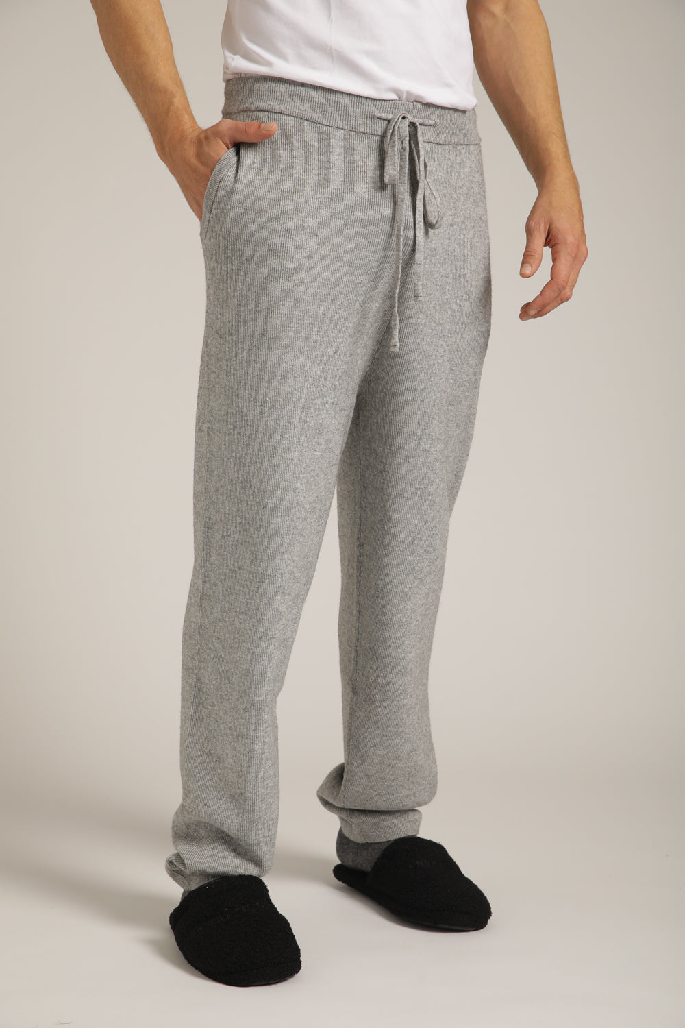 Knitted Rib Cuffed Pants