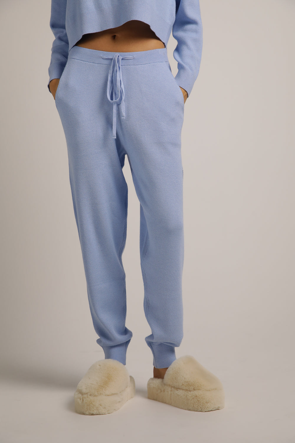 Knitted Rib Pants