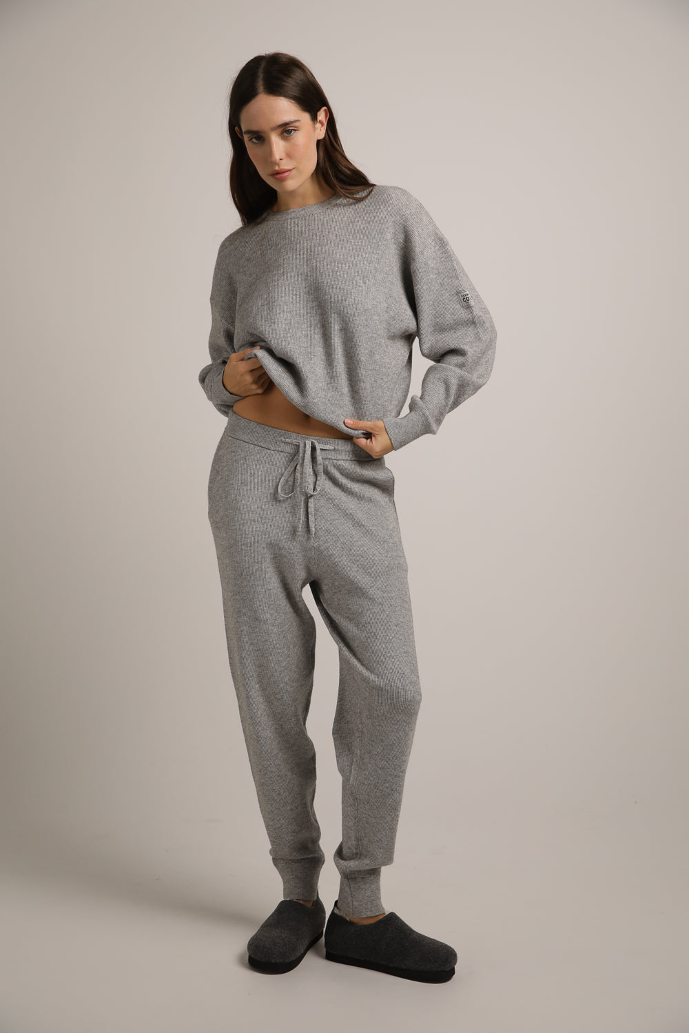 Knitted Rib Pants