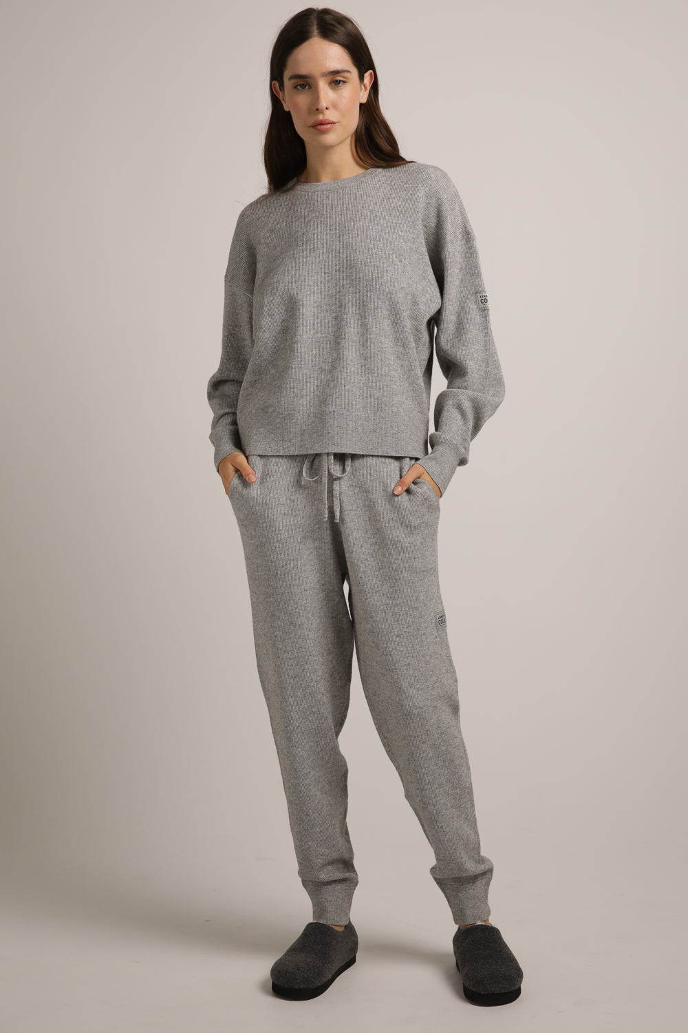 Knitted Rib Pants